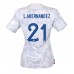 Ranska Lucas Hernandez #21 Kopio Vieras Pelipaita Naisten MM-kisat 2022 Lyhyet Hihat